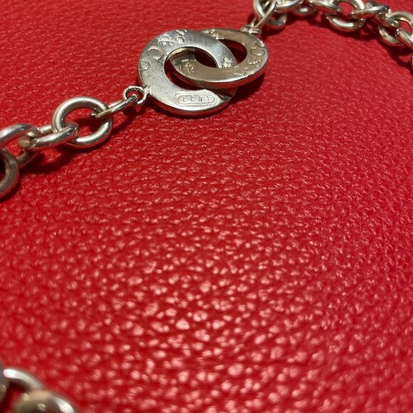 Tiffany & Co Silver 1837 Interlocking Circle Link Necklace - Picture 9 of 10